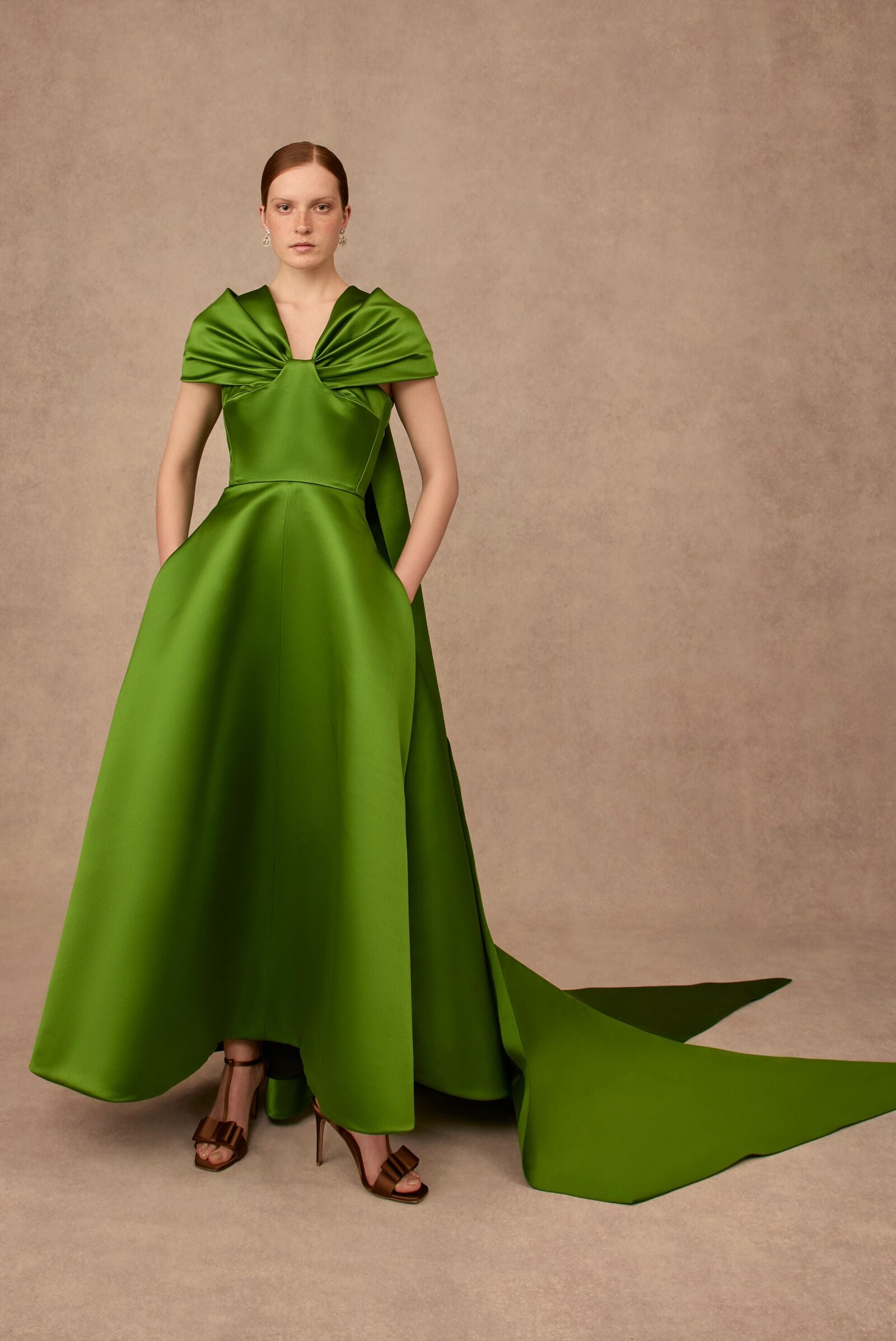 Tudor Italian Silk Double Duchesse Gown
