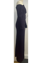 Load image into Gallery viewer, Circe Gown Blackcurrant Cloqué ARCHIVE SALE