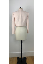 Load image into Gallery viewer, Cropped Wool Silk Jacket Pale Pink ARCHIVE SALE