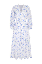 Load image into Gallery viewer, Valletta Dress Agapanthus Cotton x Rachel Levy