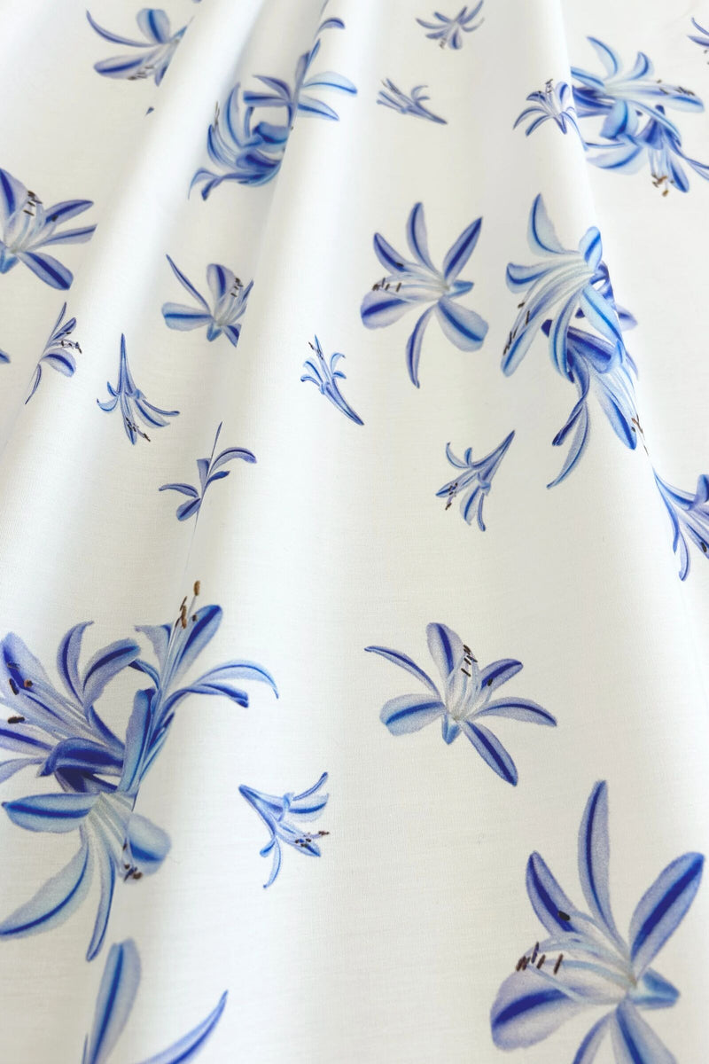 Load image into Gallery viewer, Valletta Dress Agapanthus Cotton x Rachel Levy