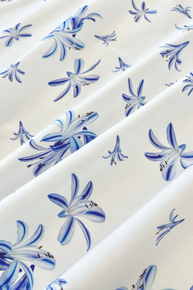 Load image into Gallery viewer, Madeira Sun Dress Agapanthus x Rachel Levy