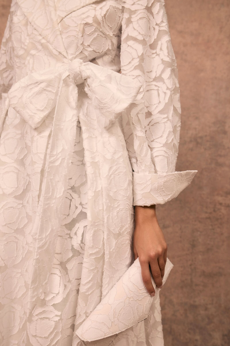 Load image into Gallery viewer, Versailles Coat Dress Rose Organza
