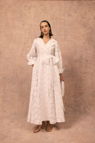 Versailles Coat Dress Rose Organza