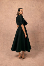 Load image into Gallery viewer, Victoria Shirt Dress Silk Faille