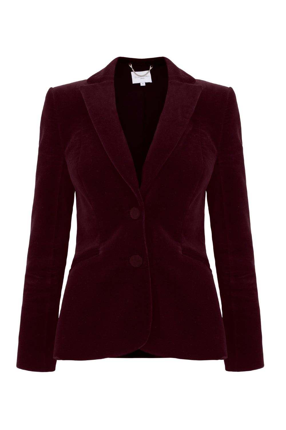 Virginia Ruch Plunge Blazer In Black