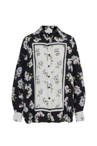 Shutters Classic Silk Orchid Shirt