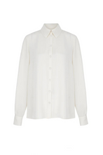 Load image into Gallery viewer, Mayfair Silk Crepe Shirt Ivory