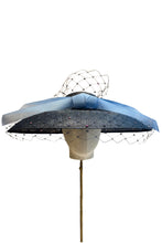 Load image into Gallery viewer, Heat Wave Navy Wide Brim Picture Hat  x Awon Golding