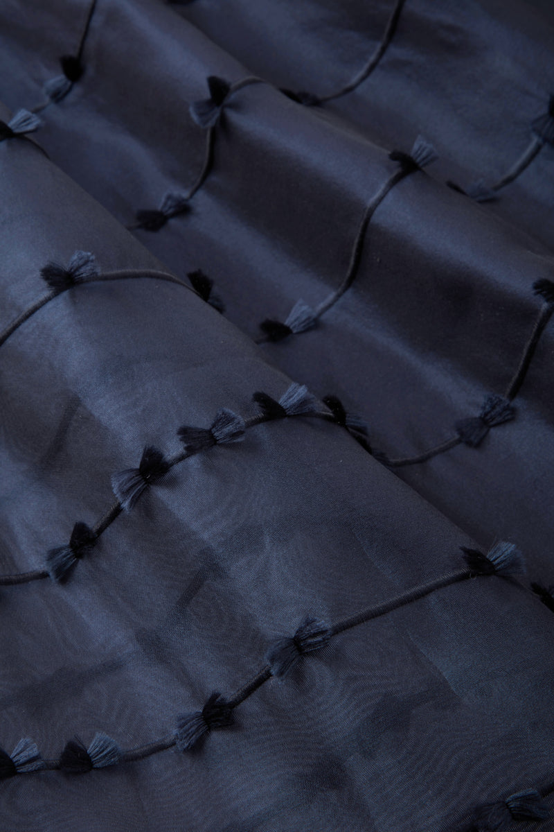 Load image into Gallery viewer, Maria Organza Bow Midi Dress