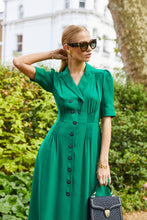 Load image into Gallery viewer, Flippy Wiggle Dress Emerald