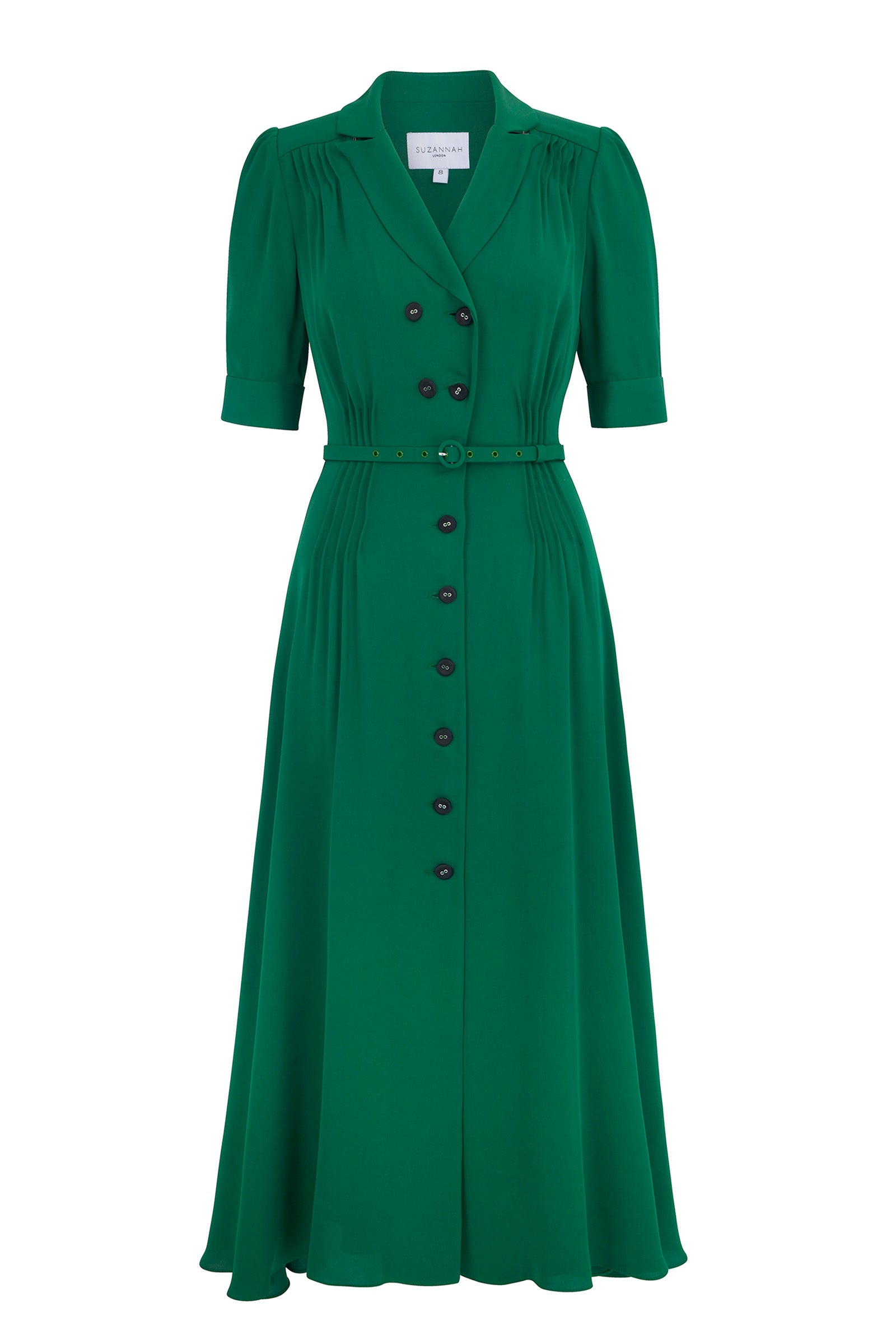 Flippy Wiggle Dress Emerald