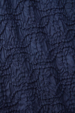 Load image into Gallery viewer, Winnie Midi Dress Smocked Cloqué Navy
