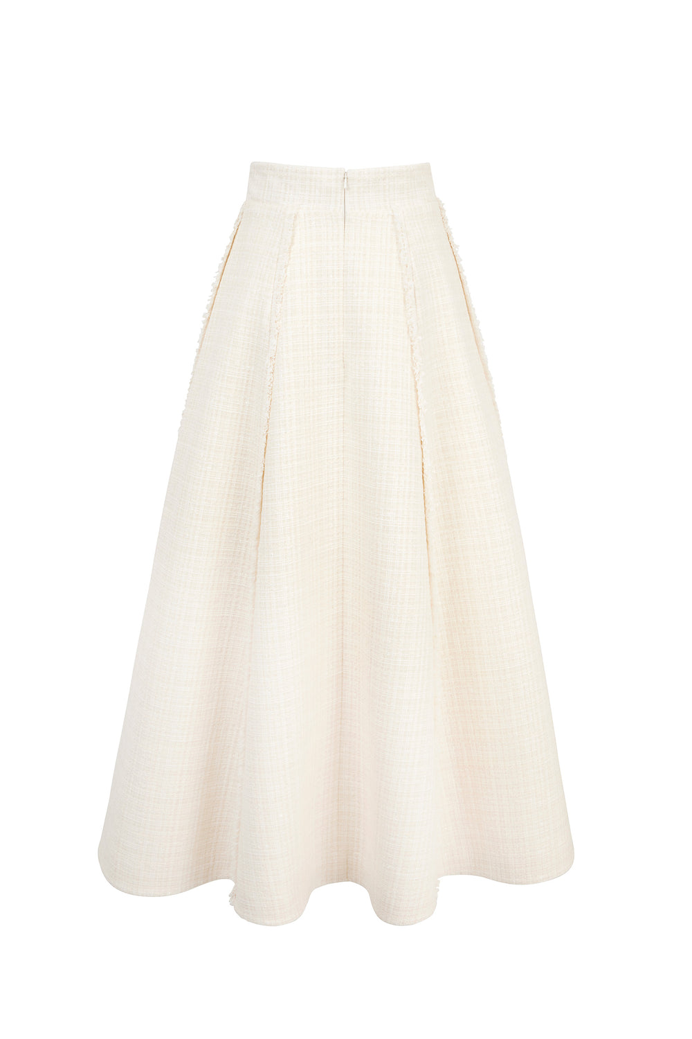 Load image into Gallery viewer, Zelda Full Skirt Cream Tweed