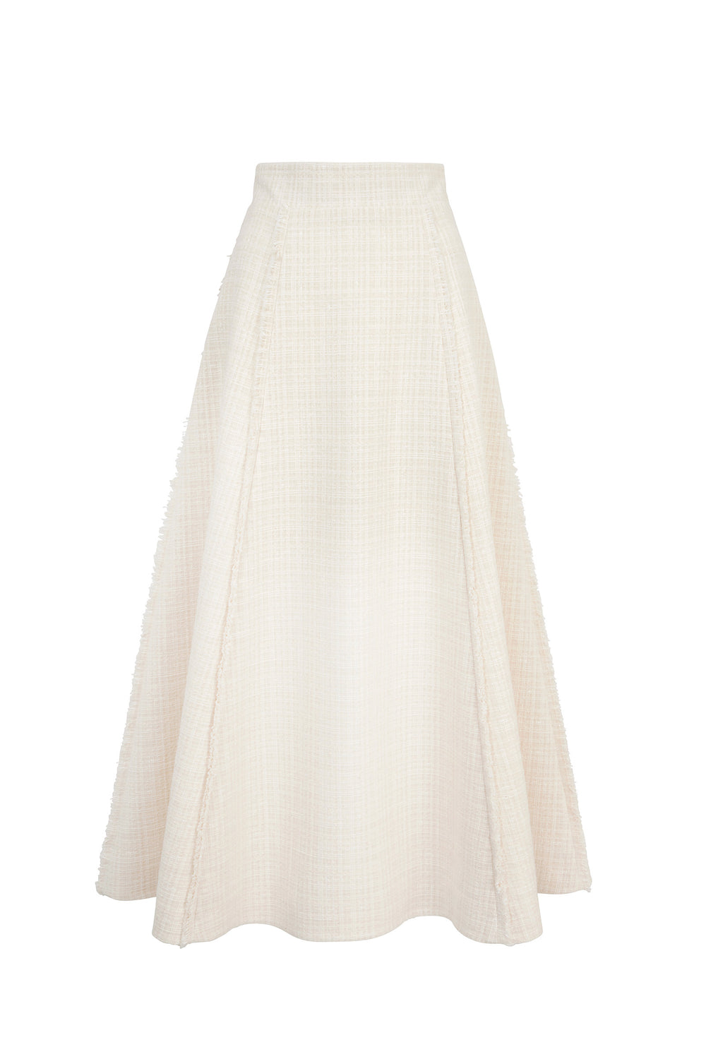 Load image into Gallery viewer, Zelda Full Skirt Cream Tweed