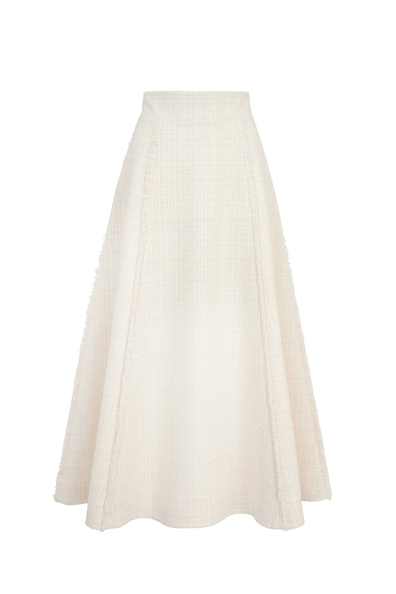 Load image into Gallery viewer, Layla Jacket And Skirt Cream Tweed - ARCHIVE SALE