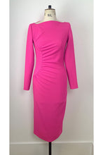 Load image into Gallery viewer, Hot pink stretch crepe Dress ARCHIVE SALE