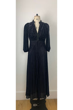 Load image into Gallery viewer, Gloria Tea Dress metallic devour- ARCHIVE SALE