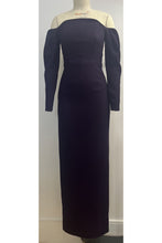 Load image into Gallery viewer, Circe Gown Blackcurrant Cloqué ARCHIVE SALE