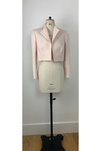 Load image into Gallery viewer, Cropped Wool Silk Jacket Pale Pink ARCHIVE SALE