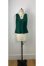 Load image into Gallery viewer, Silk Camisole Emerald  ARCHIVE SALE