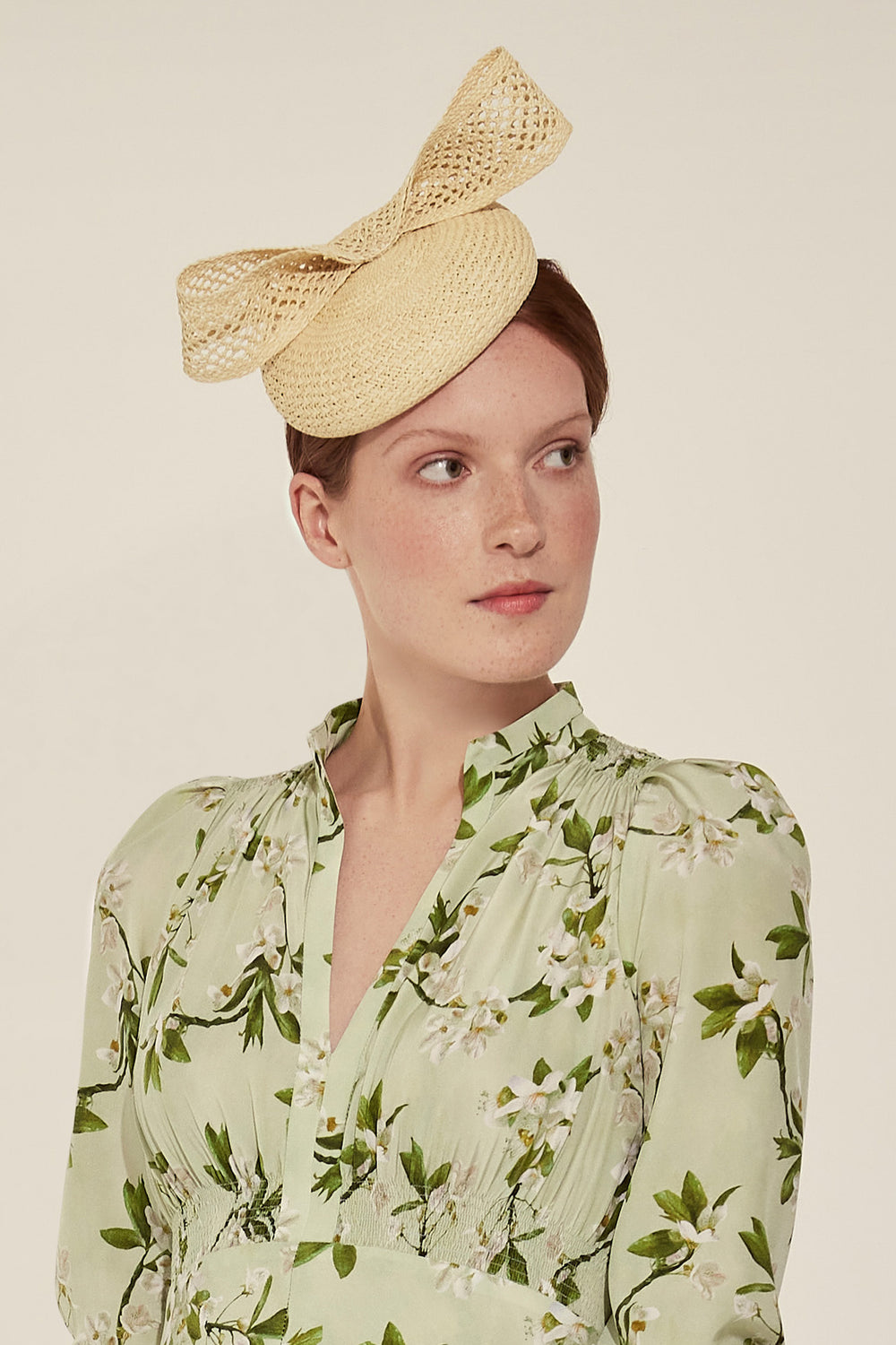 Load image into Gallery viewer, Cecily Straw Beret x Ruth Ravenscroft