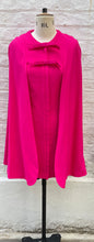 Load image into Gallery viewer, Luna Cape Dress Hot Pink - ARCHIVE SALE