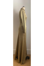 Load image into Gallery viewer, Evangeline Dark Gold Jersey Gown ARCHIVE SALE