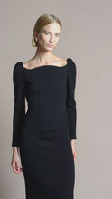 Halley Dress Stretch Jersey Black