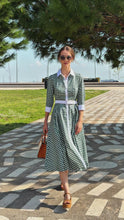 Centre Court Shirt Dress Gingham Cotton