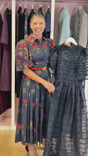 Maria Organza Bow Midi Dress