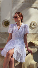 Sam Broderie Anglaise White Dress