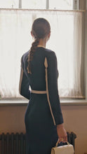 Simple Coat Dress Navy