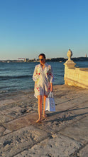 Eleni Kaftan Dress Geraniums x Milly Jean