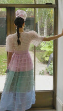 Maria Organza Rainbow Midi Dress
