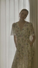 Julia Dress Lemon Anemone Floral