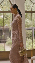 Keres Dress Dusty Rose Appliqué Daisy Lace