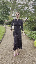 Aria Tea Dress Pearl Dots - ARCHIVE SALE