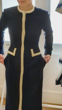 Simple Coat Dress Navy