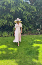 Holland Dress Frosted Pink Silk Cady