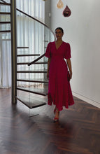 Holland Dress Fil Coupé Fuchsia Pink