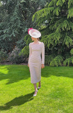 Lottie Dress Sculpted Cloqué Dusky Pink