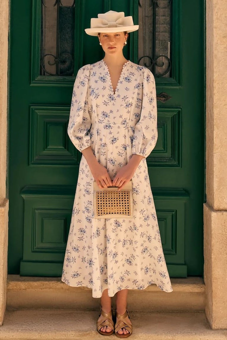 Madeira Sun Dress Agapanthus x Rachel Levy