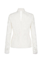 Load image into Gallery viewer, Embroidered Lace High Necked Blouse ARCHIVE SALE