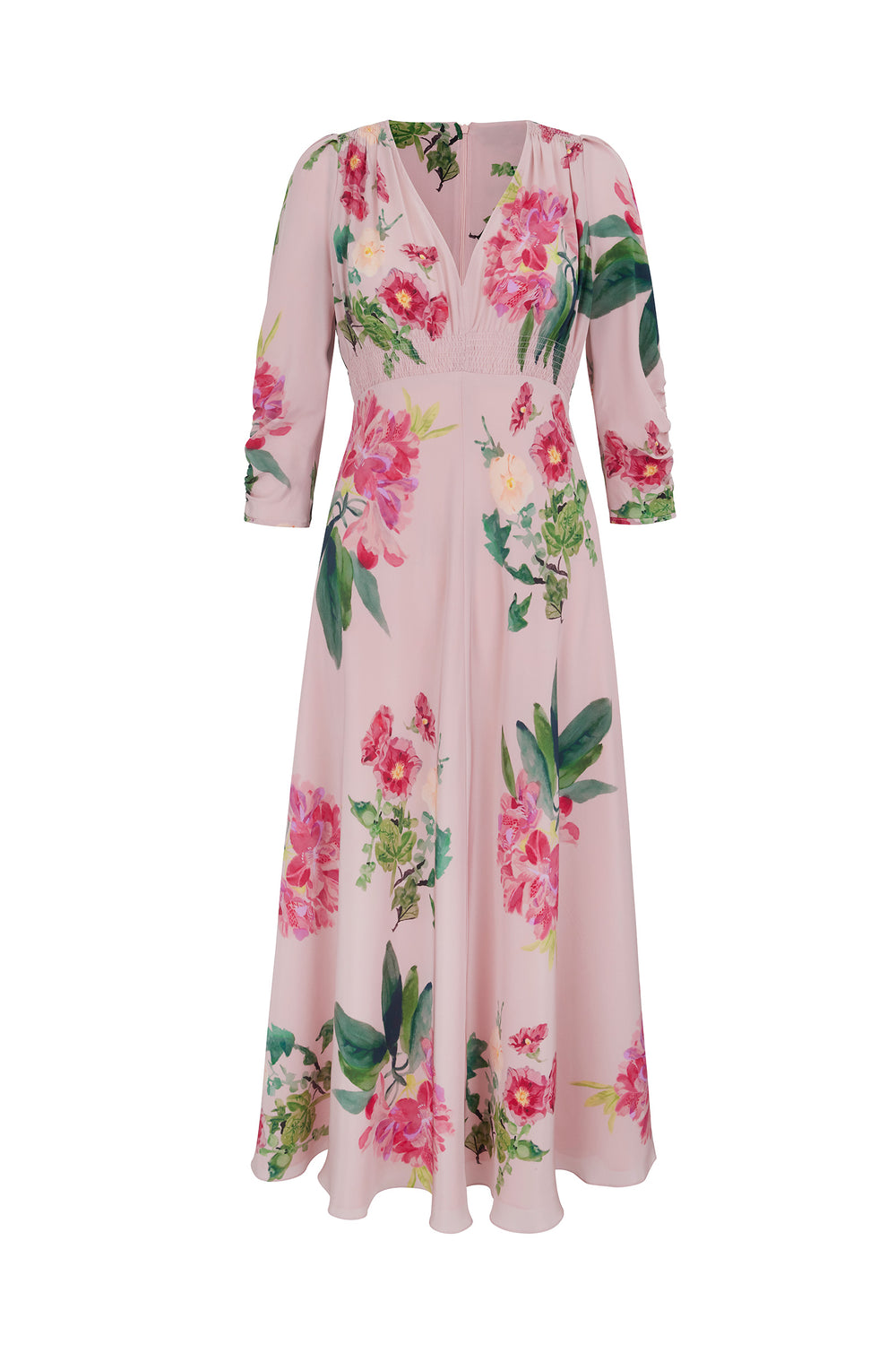 Load image into Gallery viewer, Adela Handpainted Floral Dress