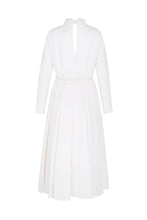 Load image into Gallery viewer, Adelyn Couture White Silk Shirt Dress