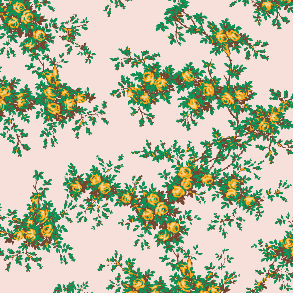 Load image into Gallery viewer, Blush Far Away Floral Crepe De Chine