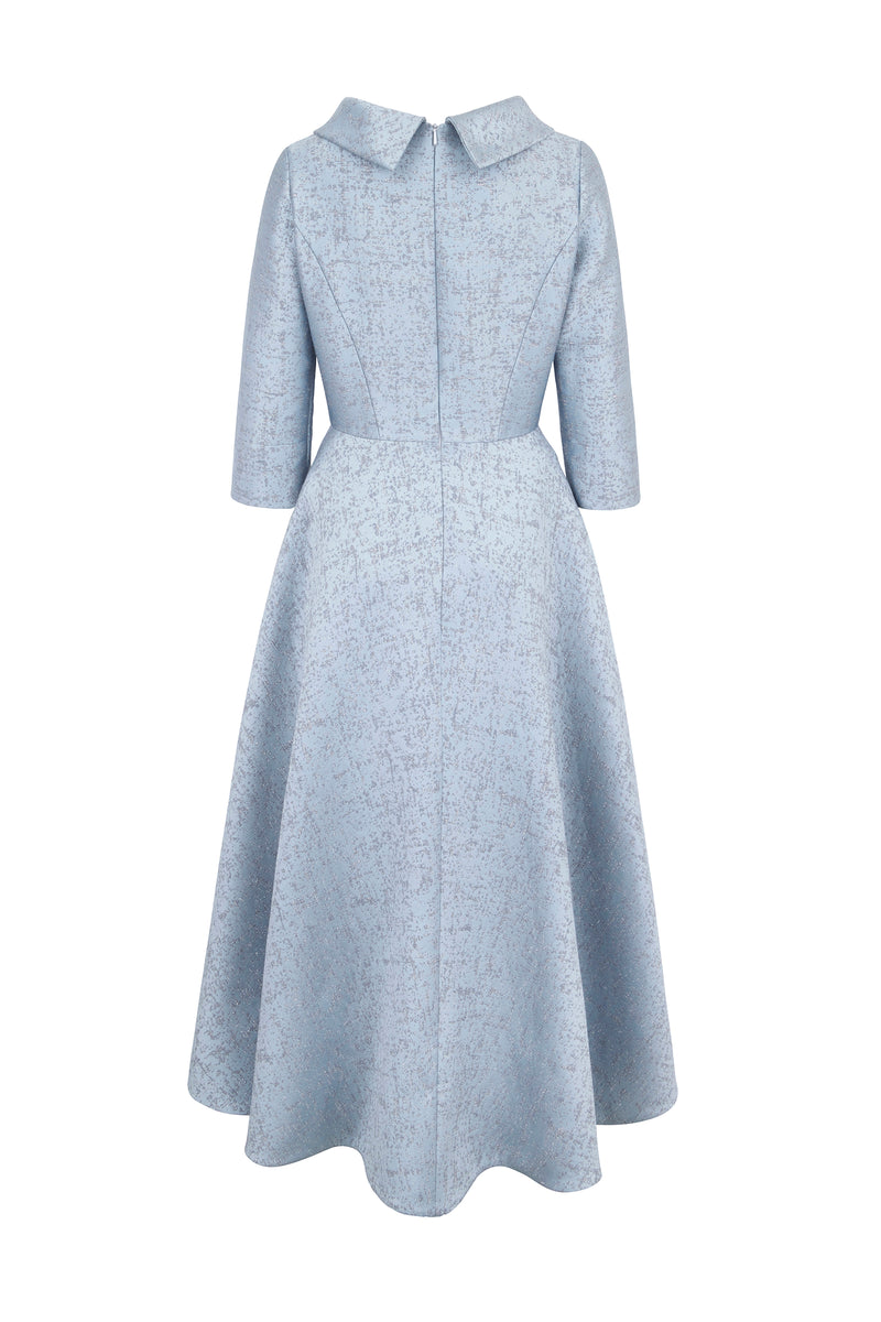Load image into Gallery viewer, Blythe Midi Dress Moonstone Molten - ARCHIVE SALE