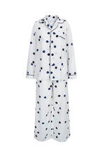 Load image into Gallery viewer, Esme Dalmatian Dot Silk Pyjama Lounge Suit