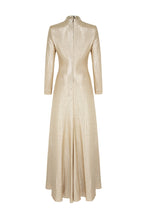 Load image into Gallery viewer, Evangeline Gold Jersey Gown